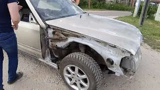 История восстановления золотистого Мерседеса W124 230 купе