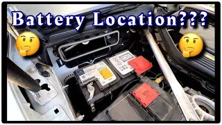 Battery Location Mercedes-Benz E300 2017 - 2019