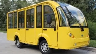 9 Passenger Enclosed Electric Shuttle from Bintelli Electric Vehicles