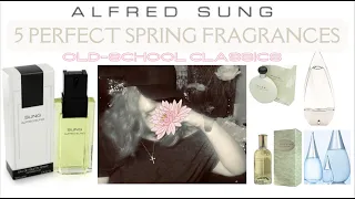 Sharing my favorite Spring Fragrances //Alfred Sung 5 perfect spring old school classics