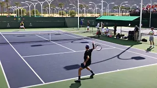 Roger Federer v. Cameron Norrie | Indian Wells Practice Match Highlights (HD 60fps)