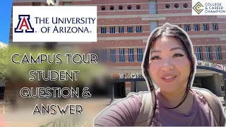 University of Arizona Campus Tour: Question and Answer from Students