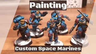 Painting My Custom Space Marine Assault Intercessors