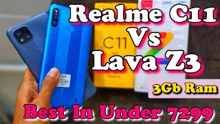 Realme C11 2021 Vs Lava Z3 Comparison , Details , Review , Spacification , Price & Many More