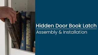 How to Install A Hidden Door Book Latch