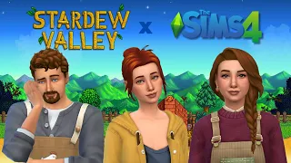 What Stardew Valley Shopkeepers Would Look Like as Sims! // The Sims 4 CAS// MINIMAL CC!