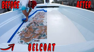 Making Boat Gel Coat Simple! (Easiest Application!)