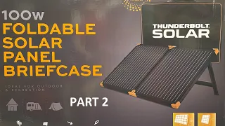 New Harbor Freight - Part 2 - 100W Folding Solar Panel vs Renogy 40A Charge Controller - 122%!!!!