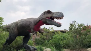 Jurassic Park Life Sized Dinosaurs Roam Calgary Zoo Animatronic