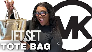 Michael Kors unboxing  | Jet set travel metallic tote bag | Affordable Luxury Unboxing | SASSXPLORE