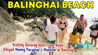 BALINGHAI DINIWID Beach Boracay Island Hopping | BORACAY WEST COVE RUINS | Malay AKlan |