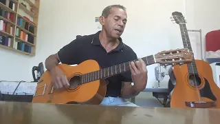 tõe voz de violão cantando a música pode chorar de Amado Batista 2023