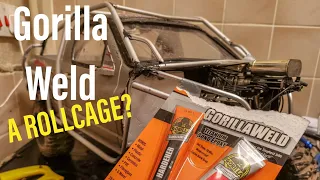 Gorilla weld metal epoxy - rc roll cage build