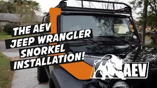 AEV Snorkel Installation - Jeep Wrangler JK