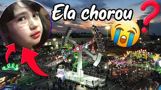 LEVEI MINHA IRMÃ NO PARQUE DE DIVERSÕES 🎡 / DAILY VLOG