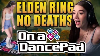 Deathless Elden Ring run on a dance pad!