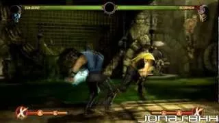 Mortal Kombat 9 - Sub Zero Combo 53% X-RAY - Jonasbh