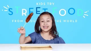 Kids Try Street Food from Around the World | Kids Try | HiHo Kids