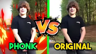 One Two Buckle My Shoe Phonk Version Vs Original | Side by Side Comparison