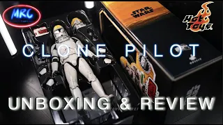 Hot Toys Clone Pilot | Attack of the Clones | Anniversary Collection Unboxing & Review