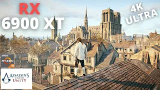 Assassin's Creed Unity: RX 6900 XT + Ryzen 9 5950X | 4K | Ultra Settings