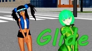 [MMD] Glide ~Fem!Mako Tsunami and Fem!Weevil Underwood~