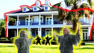 GHILLIE SUIT DING DONG DITCH!! (Rich People Edition) | JOOGSQUAD PPJT