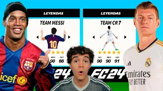 RETIRADOS QUE HAN JUGADO CON MESSI vs RETIRADOS QUE HAN JUGADO CON CRISTIANO RONALDO