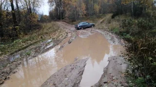 Ваз 2114 и лада приора. По бездорожью.