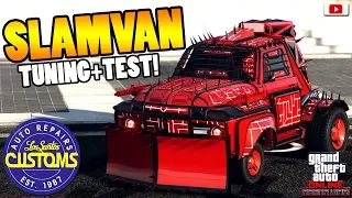 😪🛠Schlechtestes Arena Auto SLAMVAN Tuning+Test!😪🛠[GTA 5 Online Arena War Update DLC]