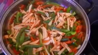 ОВОЩНАЯ ЗАКУСКА С ФАСОЛЬЮ.