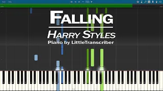 Harry Styles - Falling (Piano Cover) Synthesia Tutorial by LittleTranscriber