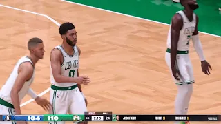 NBA 2K24 Finals Mode | MAVERICKS vs CELTICS FULL GAME 1 | Ultra PS5 Gameplay 4th QTR