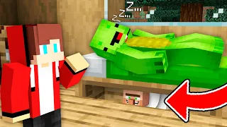 Scary SKIBIDI TOILET UNDER THE BED JJ and Mikey in Minecraft Challenge - Maizen