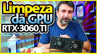 🔥 MANUTENÇÃO E LIMPEZA PLACA DE VÍDEO RTX 3060 TI GALAX - Como limpar GPU