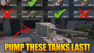 The Worst Tanks For Beginners / Pump Them Last WoT Blitz