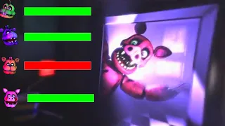 FNaF Mediocre Melodies Counter Jumpscares WITH Healthbars