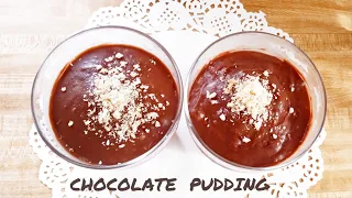 Chocolate Pudding Recipe। How to make Eggless Chocolate Pudding। 15 Minutes Chocolate Pudding Recipe
