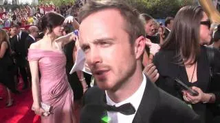 Aaron Paul of AMC's 'Breaking Bad' on the red carpet of the 2010 Emmys