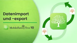 Datenimport und -export in MobileFamilyTree (DE)