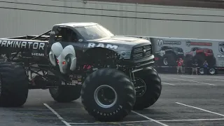 Dodge Raminator Crushing Cars at the Dodge Mopar Block Party