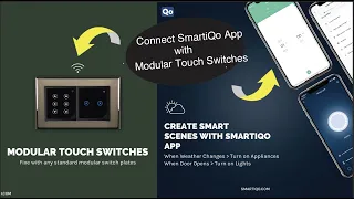 Adding SmartiQo Modular Touch Switches in the application | Easy Installation video