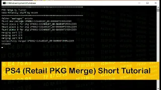 [PS4] Retail PKG. Merge (Short Tutorial) Tool By Tustin & 0x199