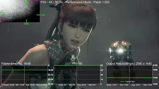 Stellar Blade - PS5 - Resolution and Pixel Counting on All modes: Quality - Balanced - Performance