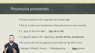 SFI - Possessiva pronomen