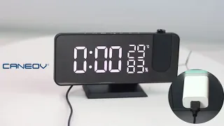 Radio projection alarm clock