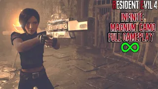 INFINITE MAGNUM CAMO ONLY!! Full Gameplay - Resident Evil 4 Remake Separate Ways