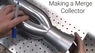 TIG Welding Aluminum Fabrication - Making a Merge Collector - Flower Pot