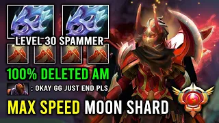 How to 100% Delete AM From Offlane LEVEL 30 Legion Spammer Moon Shard Max ATK Speed Dota 2