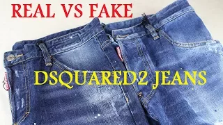 REAL VS FAKE DSQUARED2 JEANS LEGIT CHECK